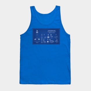 Lighthouses of United States of America - Great Lakes - A Tank Top